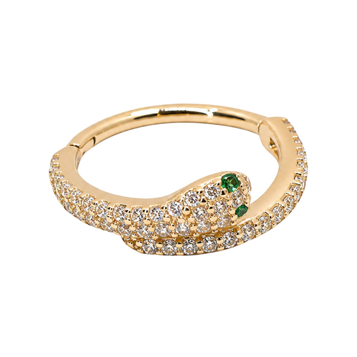 Crystal Snake Clicker Hoop
