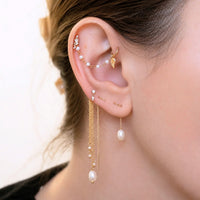 Pearl Threader Earring