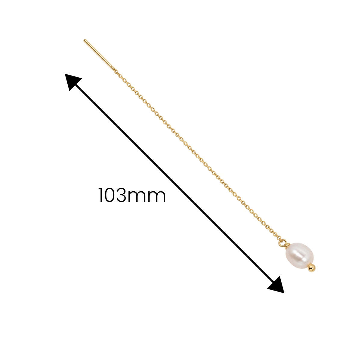 Pearl Threader Earring