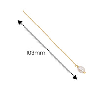 Pearl Threader Earring