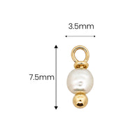Small Pearl Charm