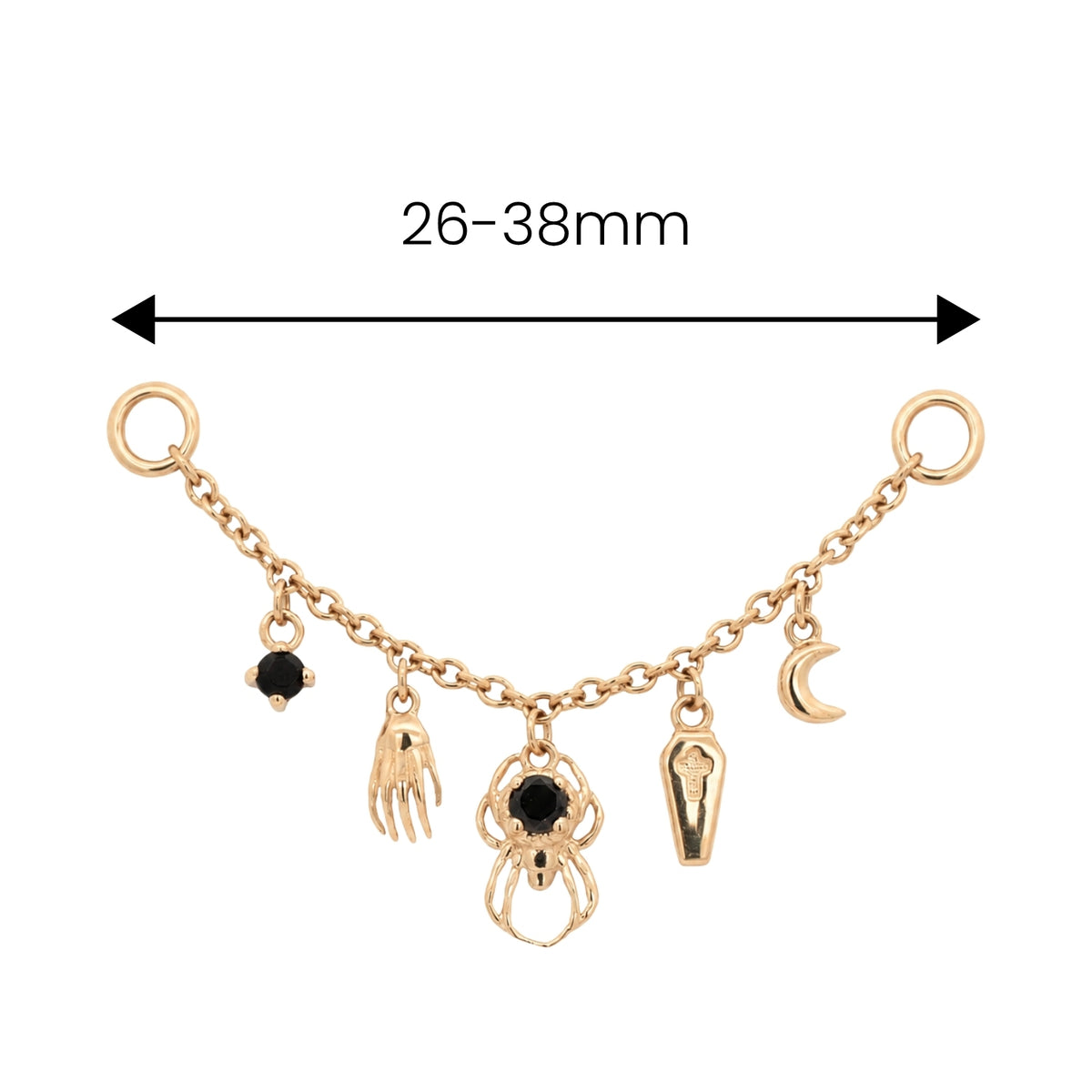 Onyx Macabre Chain Connector
