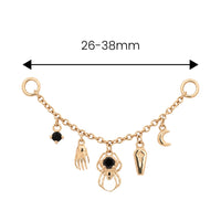Onyx Macabre Chain Connector