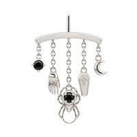 Onyx Macabre Earring