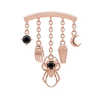 Onyx Macabre Earring