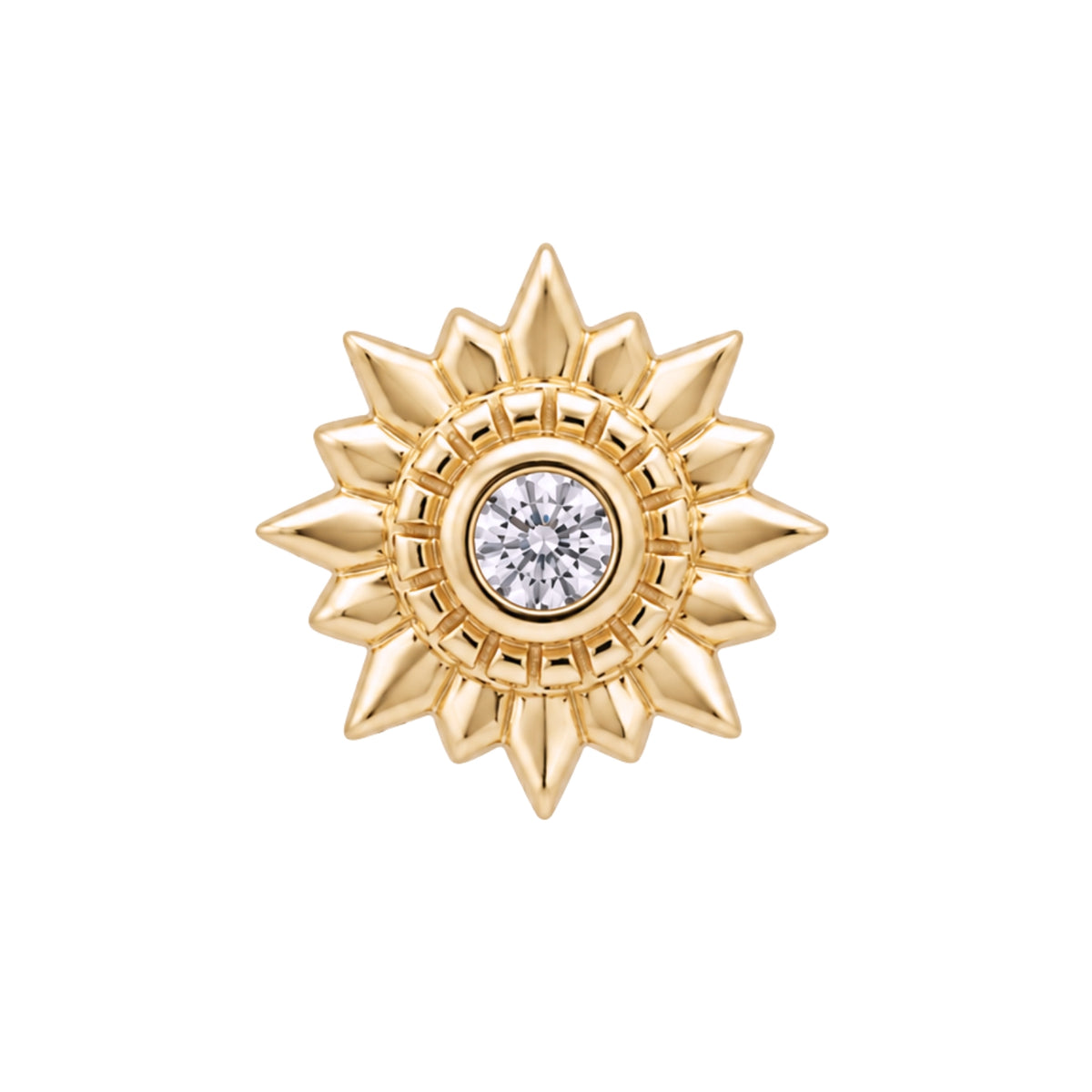 Crystal Sunflower Earring