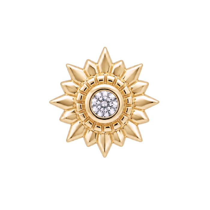 Crystal Sunflower Earring