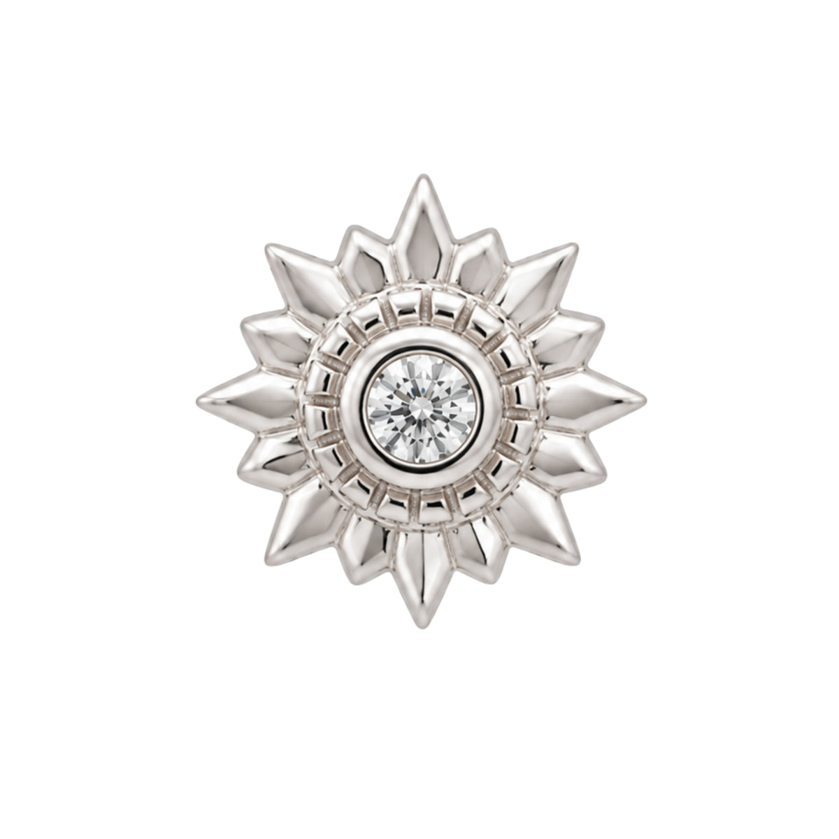 Crystal Sunflower Earring