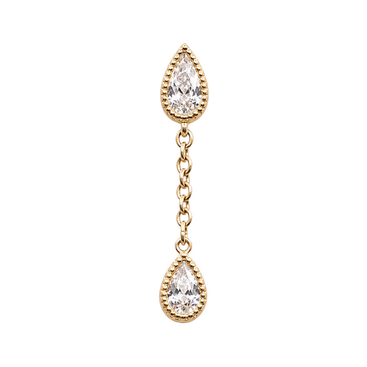 Teardrop Swarovski Crystal Dangle Earring