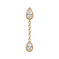 Teardrop Swarovski Crystal Dangle Earring