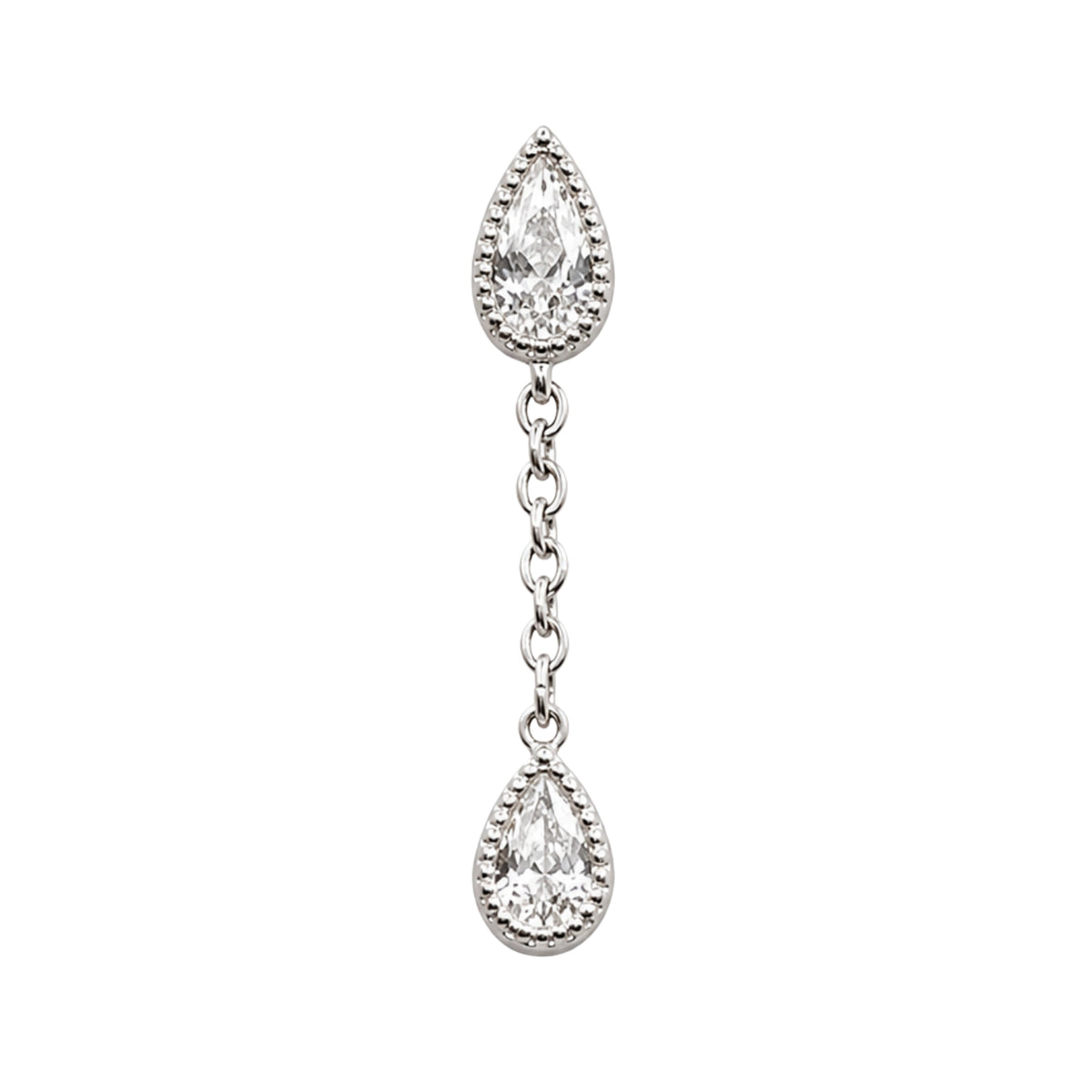 Teardrop Swarovski Crystal Dangle Earring