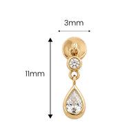 Teardrop Crystal Earring