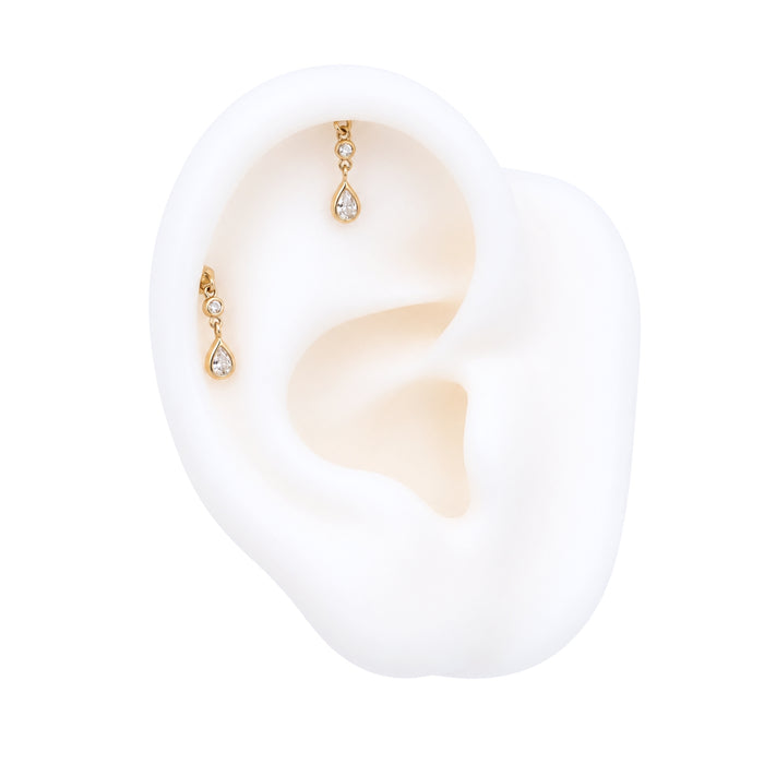 Teardrop Crystal Earring