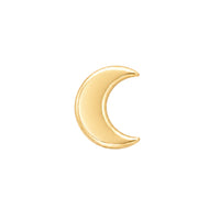 Tiny Crescent Moon Earring