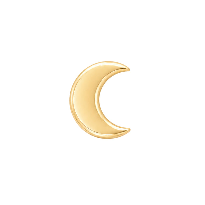 Tiny Crescent Moon Earring