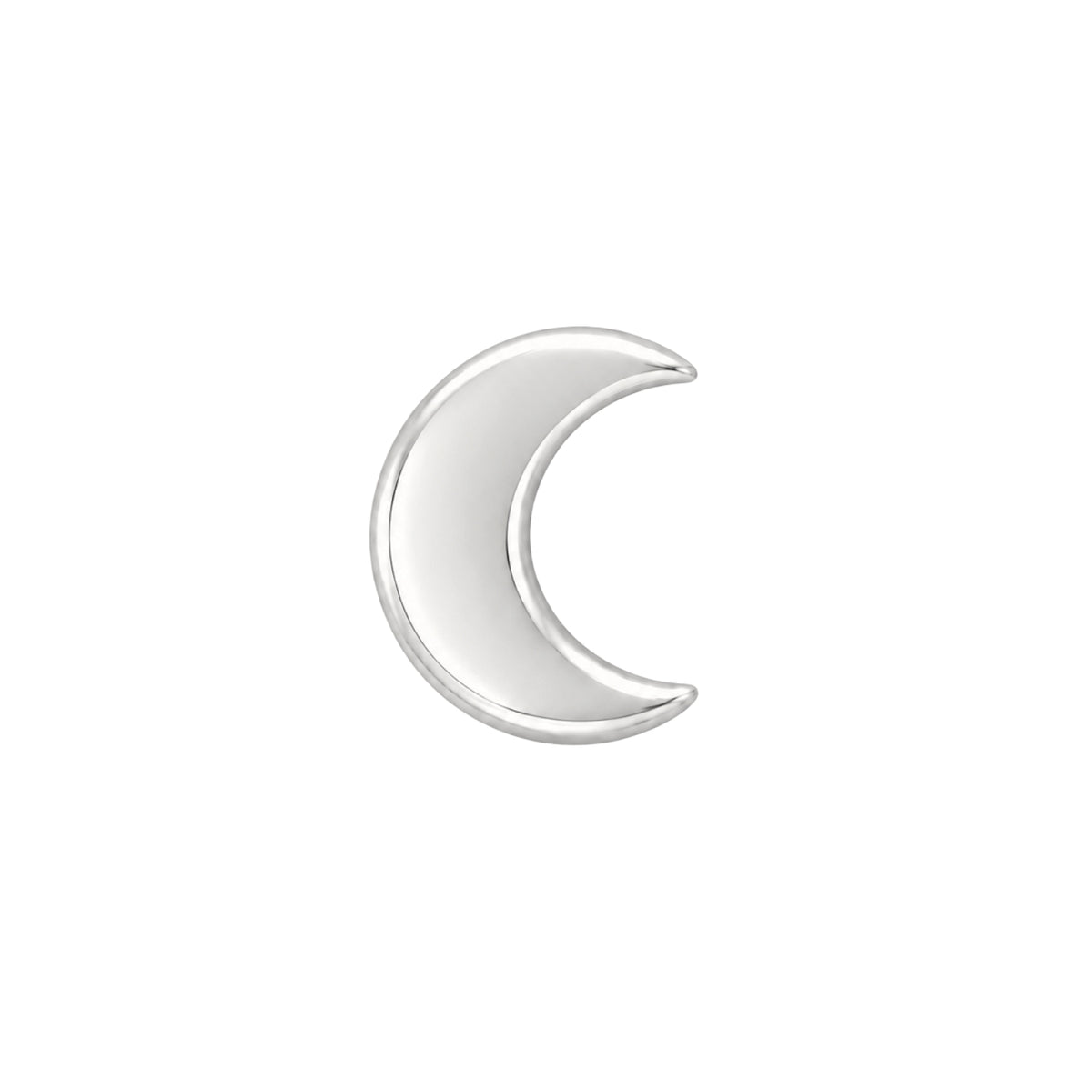 Tiny Crescent Moon Earring