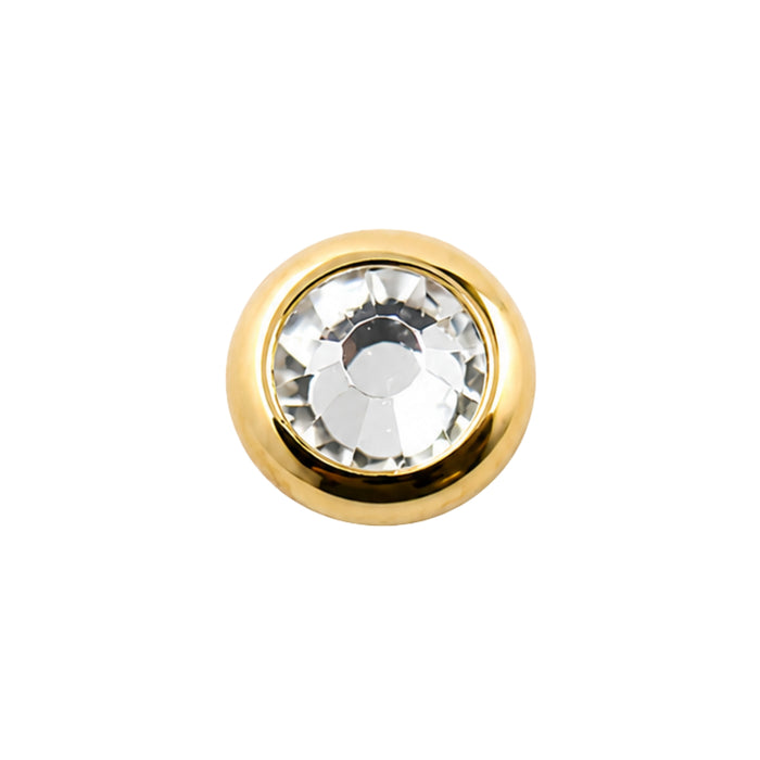 Bezel-Set Swarovski Crystal Earring