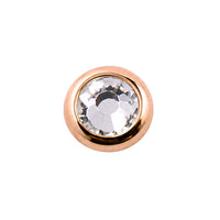 Bezel-Set Swarovski Crystal Earring