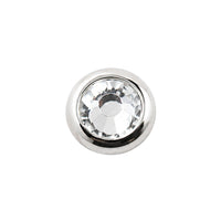 Bezel-Set Swarovski Crystal Earring