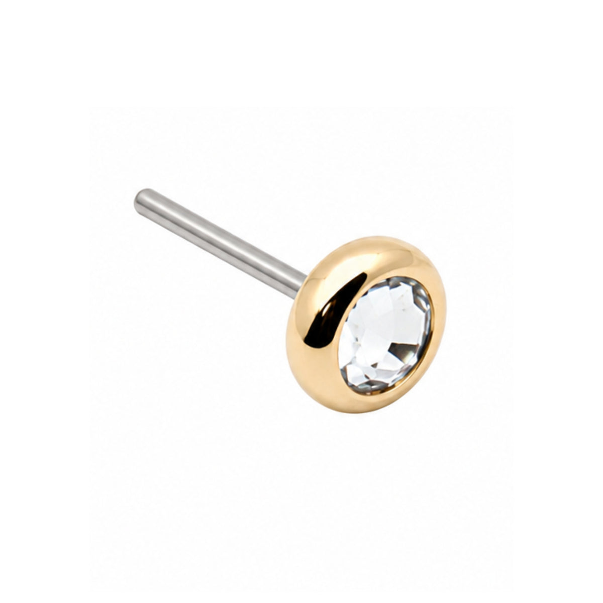 Bezel-Set Swarovski Crystal Earring