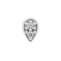 Tiny Crystal Droplet Earring