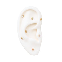 Tiny Crystal Droplet Earring