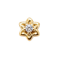 Tiny Crystal Flower Earring