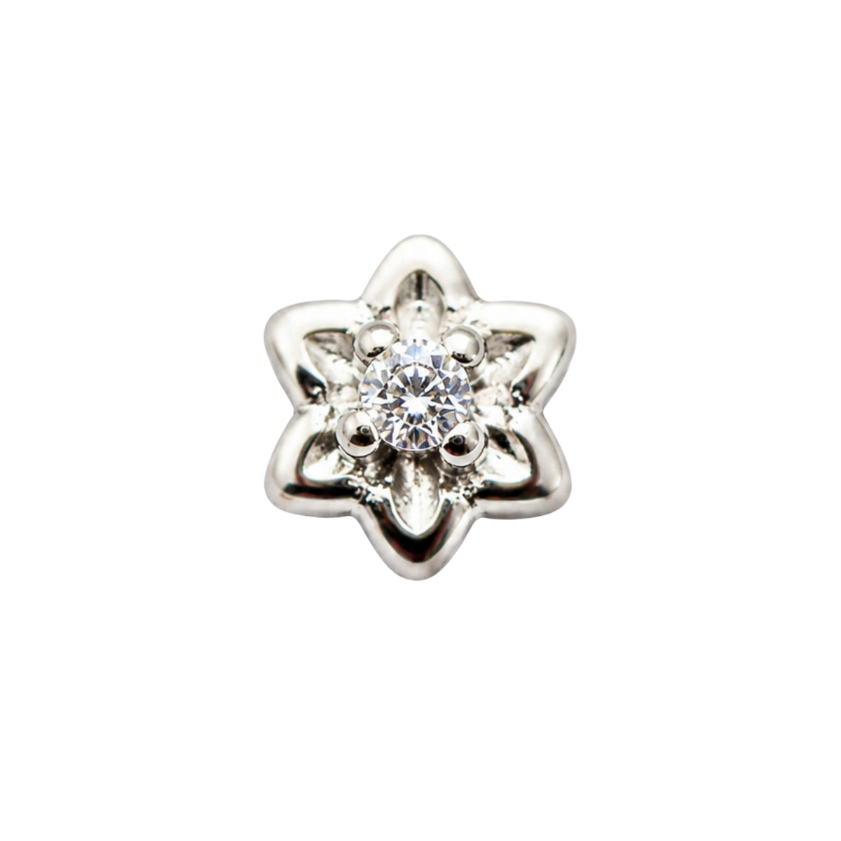 Tiny Crystal Flower Earring