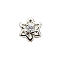 Tiny Crystal Flower Earring
