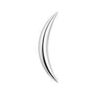 High Polish Curved Earring