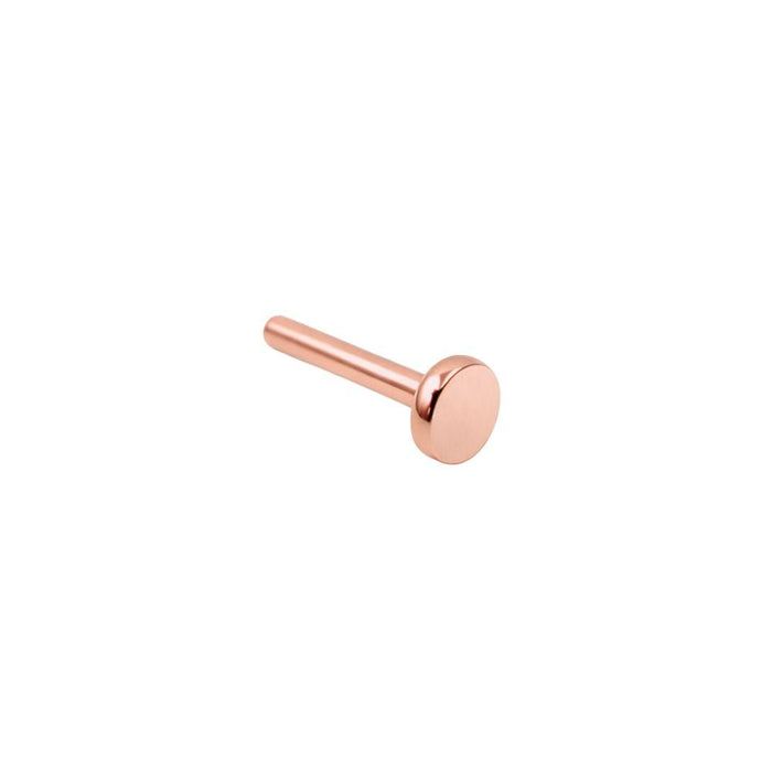 Rose Threadless Barbells 16 Gauge Threadless Flat Back Barbell - 3mm Labret The Curated Lobebestsellerbestsellerscartilage