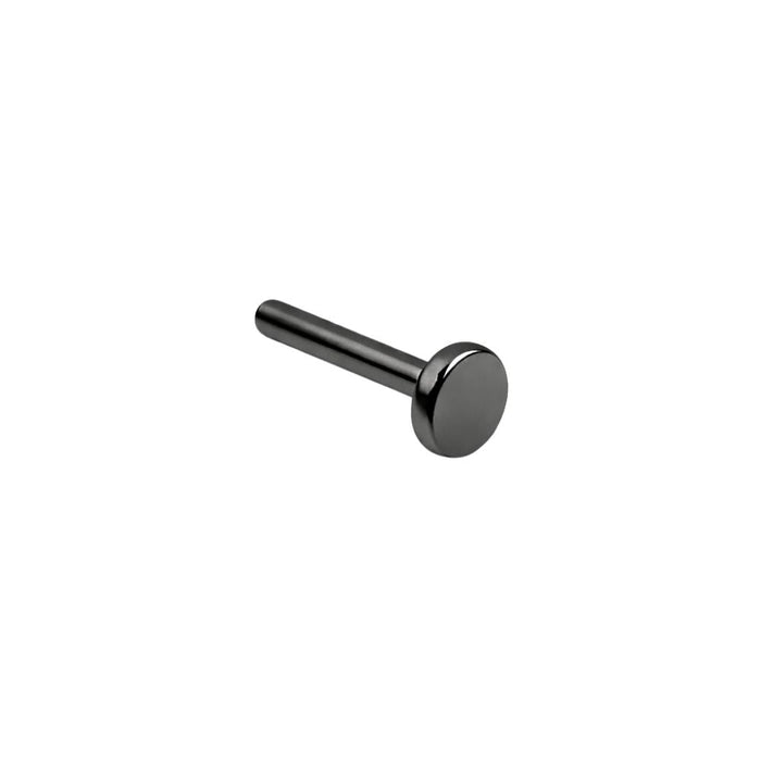 Gunmetal Threadless Barbells 16 Gauge Threadless Flat Back Barbell - 4mm Labret The Curated Lobebestsellerbestsellerscartilage