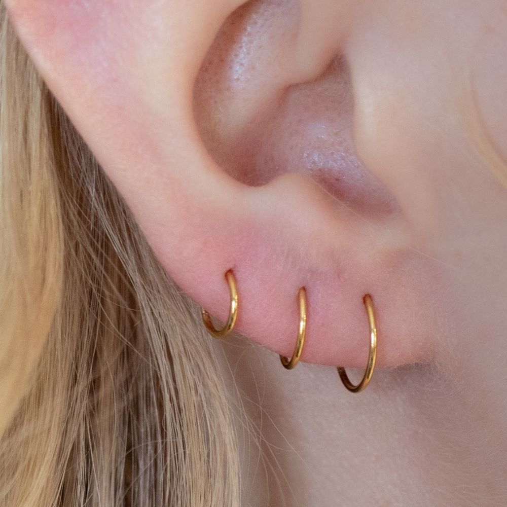 20 Gauge Plain Clicker Hoop – The Curated Lobe