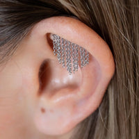 Yellow Gold Studs Fringe Earring The Curated Lobe14k gold14k gold topcartilage