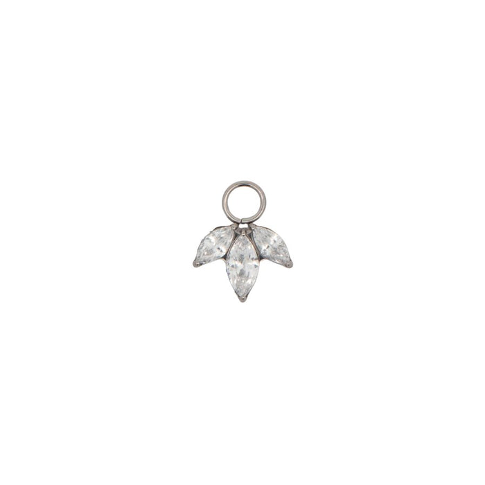 Silver Charms Lotus Charm The Curated Lobecartilagecharmcharms