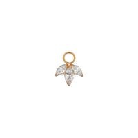 Yellow Gold Charms Lotus Charm The Curated Lobecartilagecharmcharms