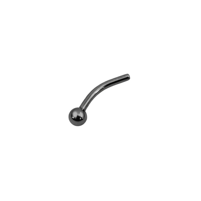 Gunmetal Threadless Tops Threadless Curved Ball Back Barbell The Curated Lobecartilagecurved barbellrook