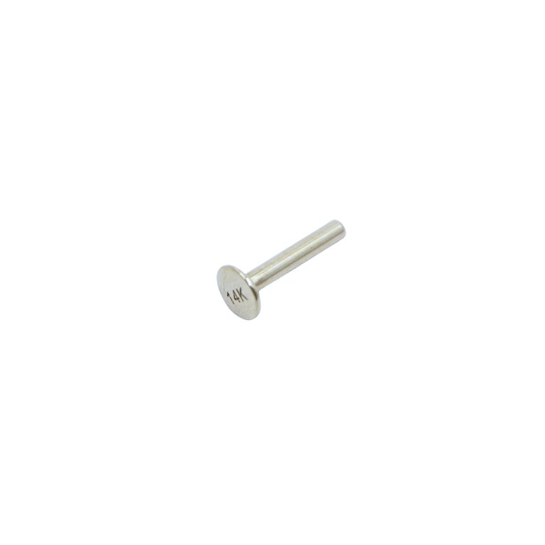 White Gold Threadless Barbells Threadless Flat Back Labret Barbell The Curated Lobe14k gold14k threadless barbellconch