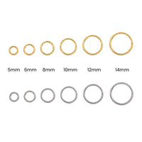 16 Gauge Plain Titanium Clicker Hoop