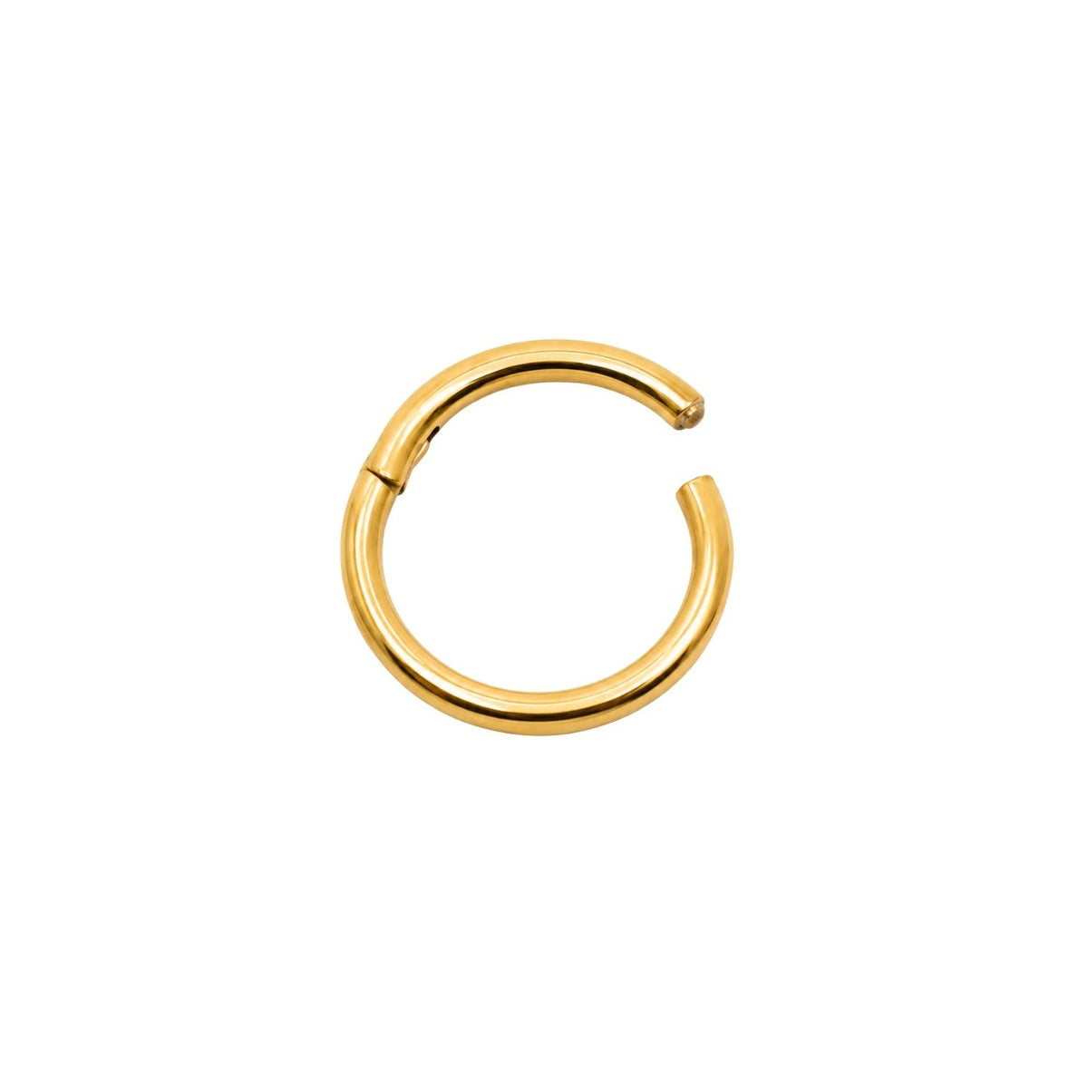 16 Gauge Plain Titanium Clicker Hoop