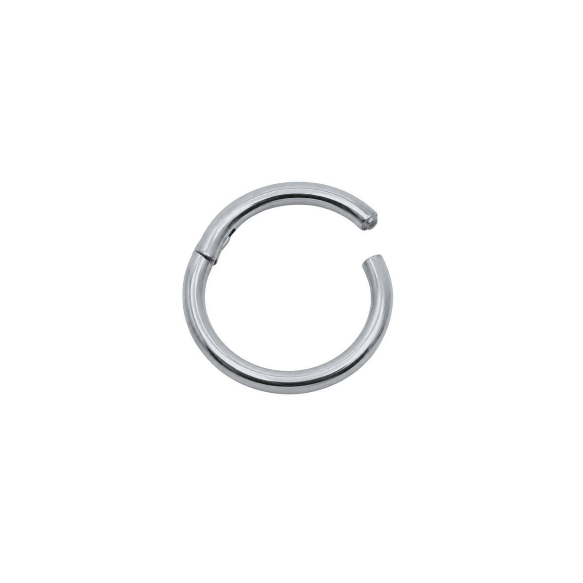 16 Gauge Plain Titanium Clicker Hoop