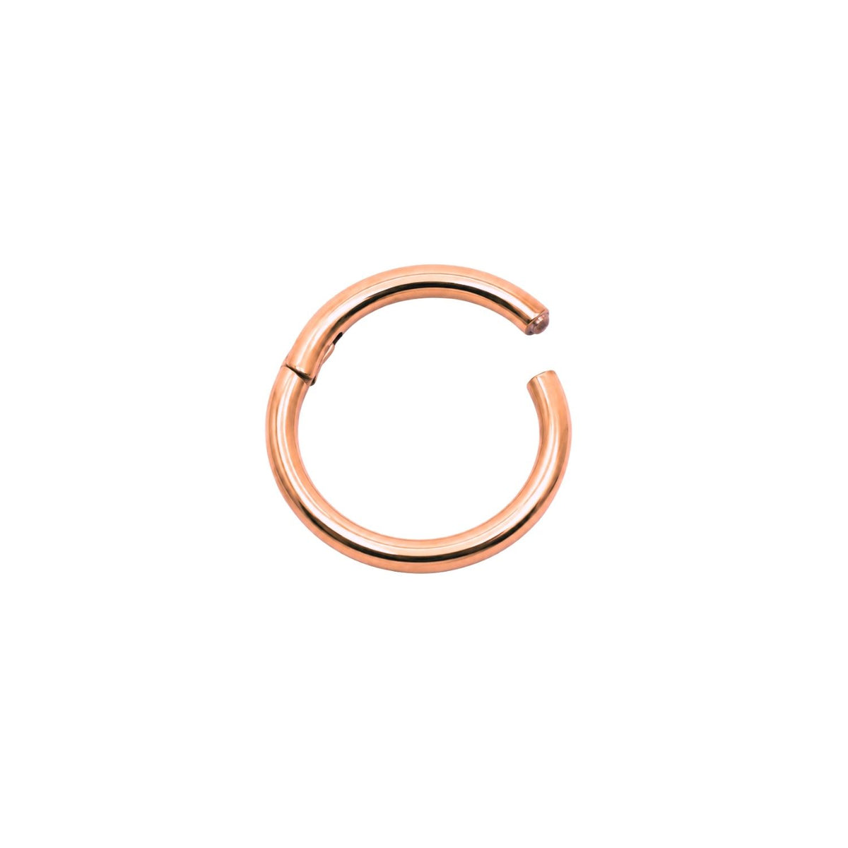 16 Gauge Plain Titanium Clicker Hoop