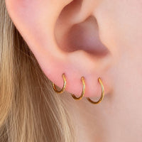 18 Gauge Plain Titanium Clicker Hoop