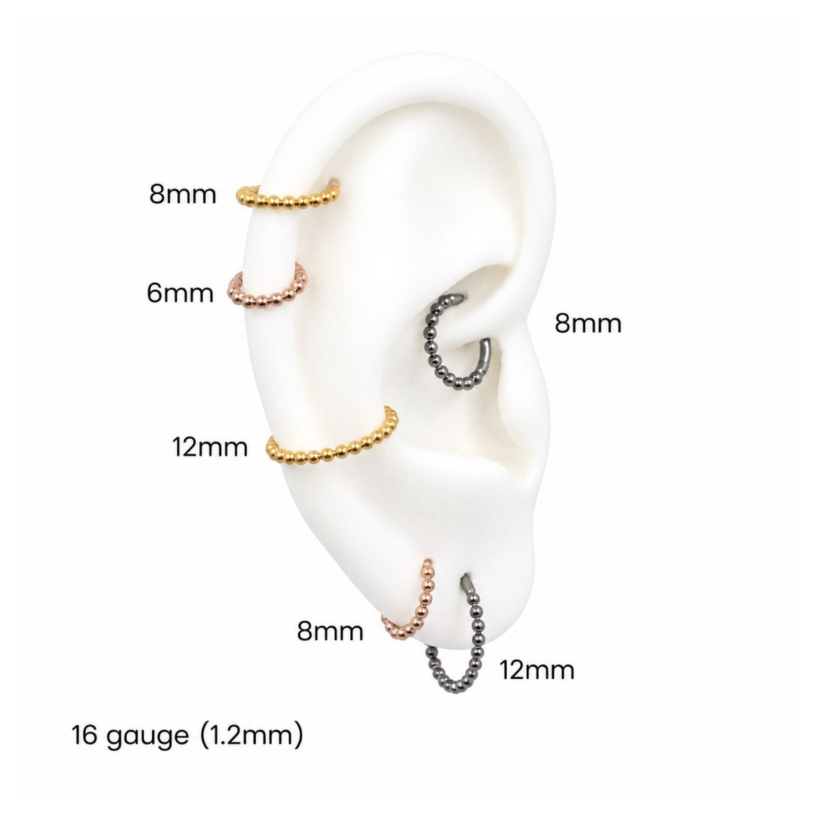 Beaded Clicker Hoop
