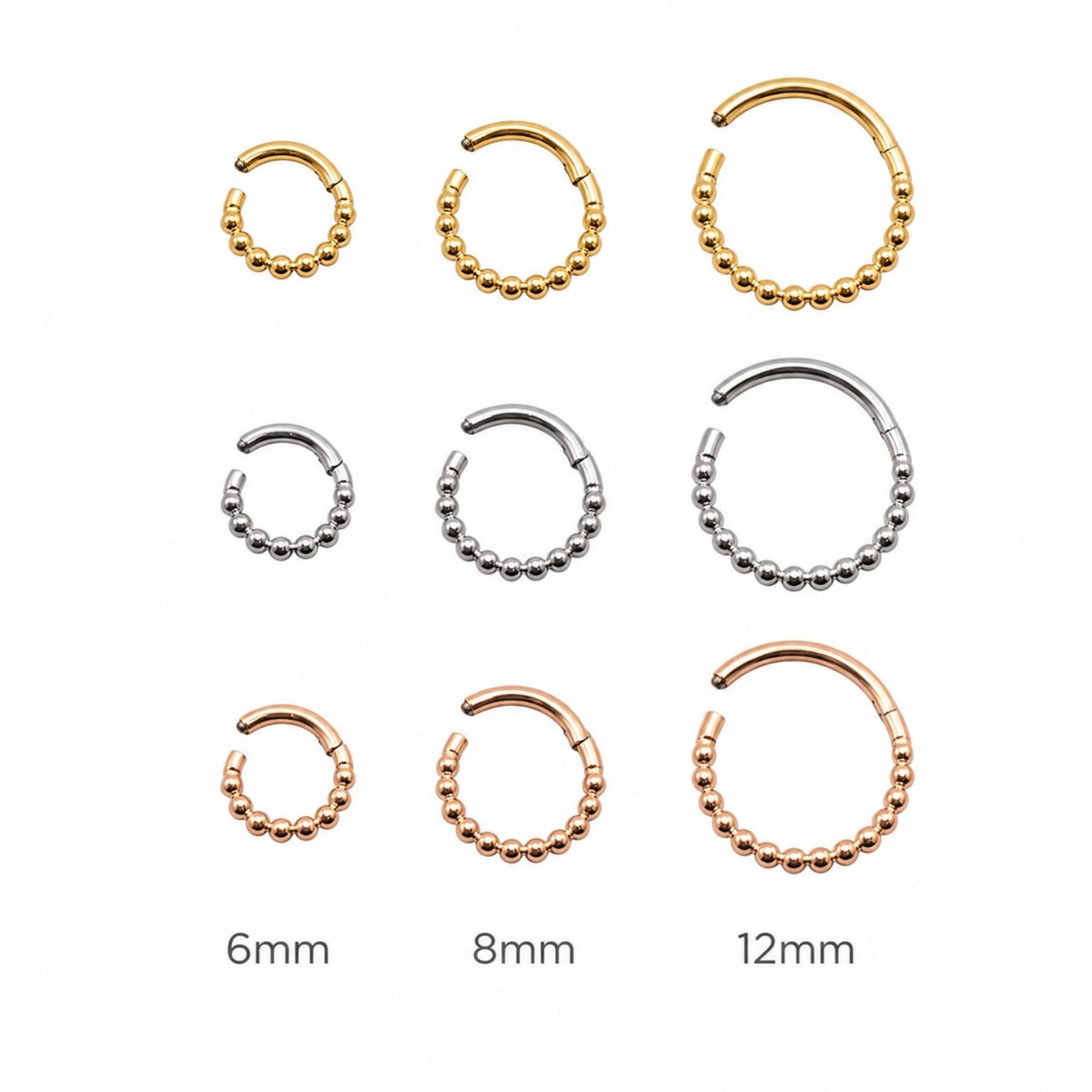 Beaded Clicker Hoop