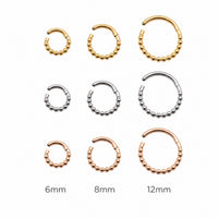 Beaded Clicker Hoop