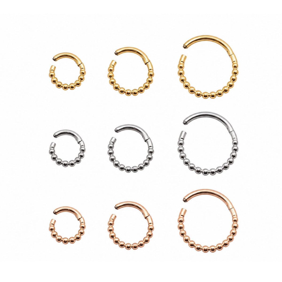 Beaded Clicker Hoop