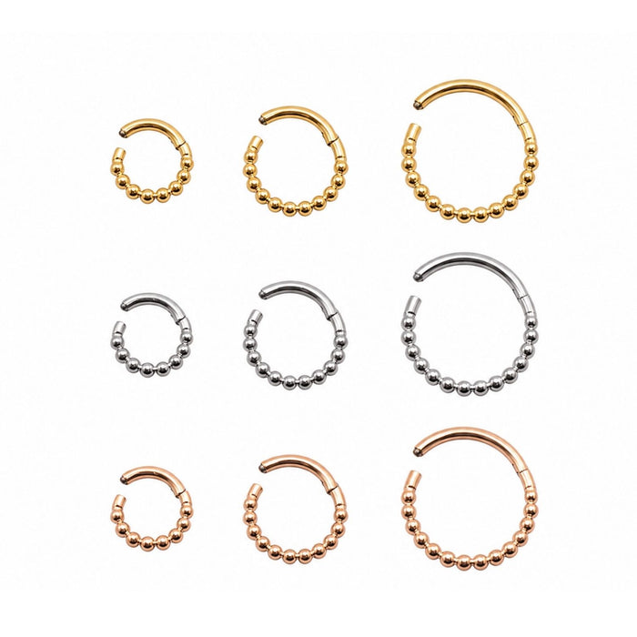 Beaded Clicker Hoop