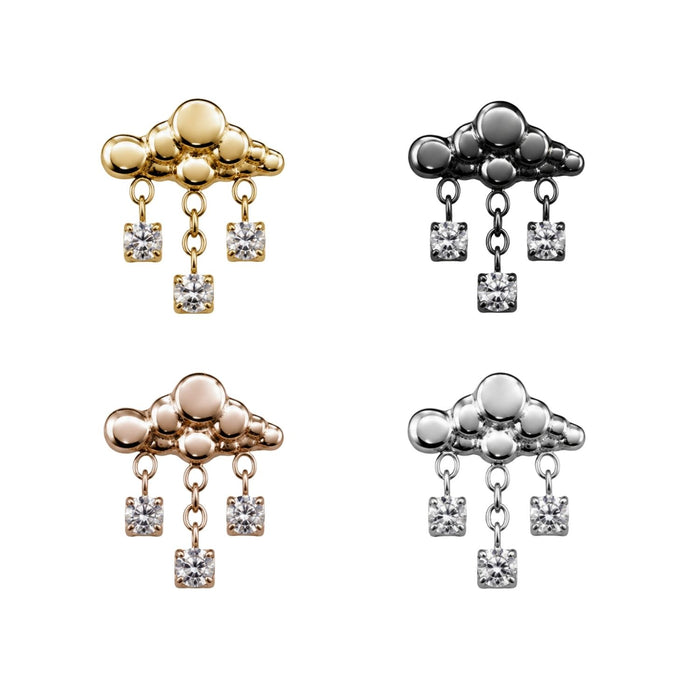 Rain Cloud Earring Top