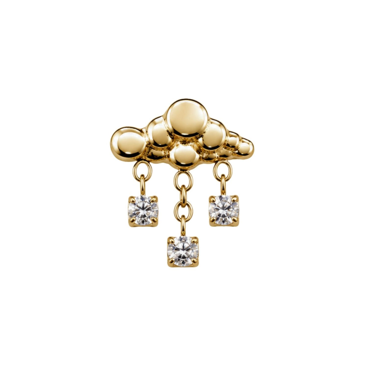 Rain Cloud Earring Top